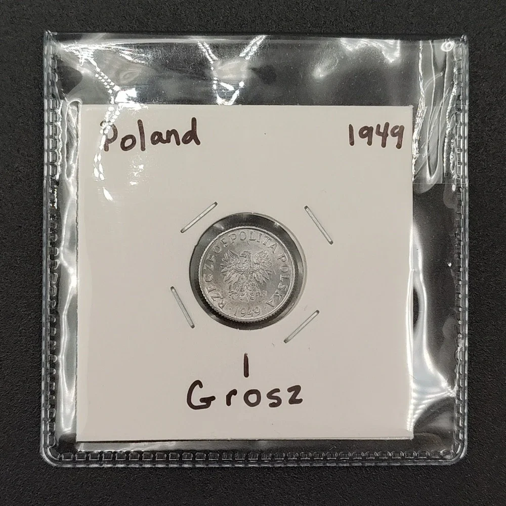 1949 Poland 1 Grosz Coin Collectable Used-Great Condition‎ VTG SEE BR1.1GA-4030